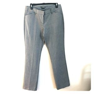 Black and white dress pants